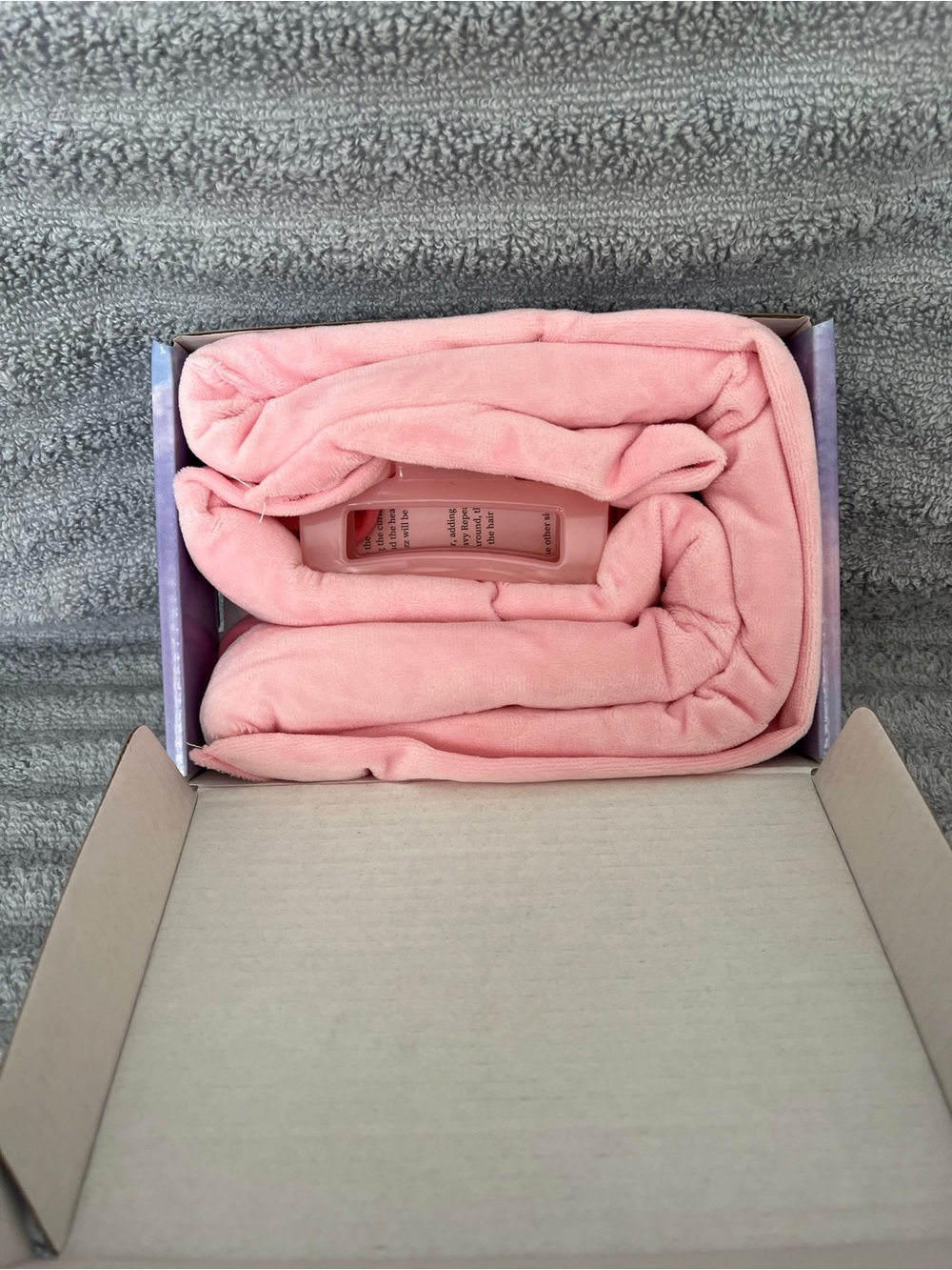 New in Box Heatless Curling Rod Headband Set – Pink Velvet